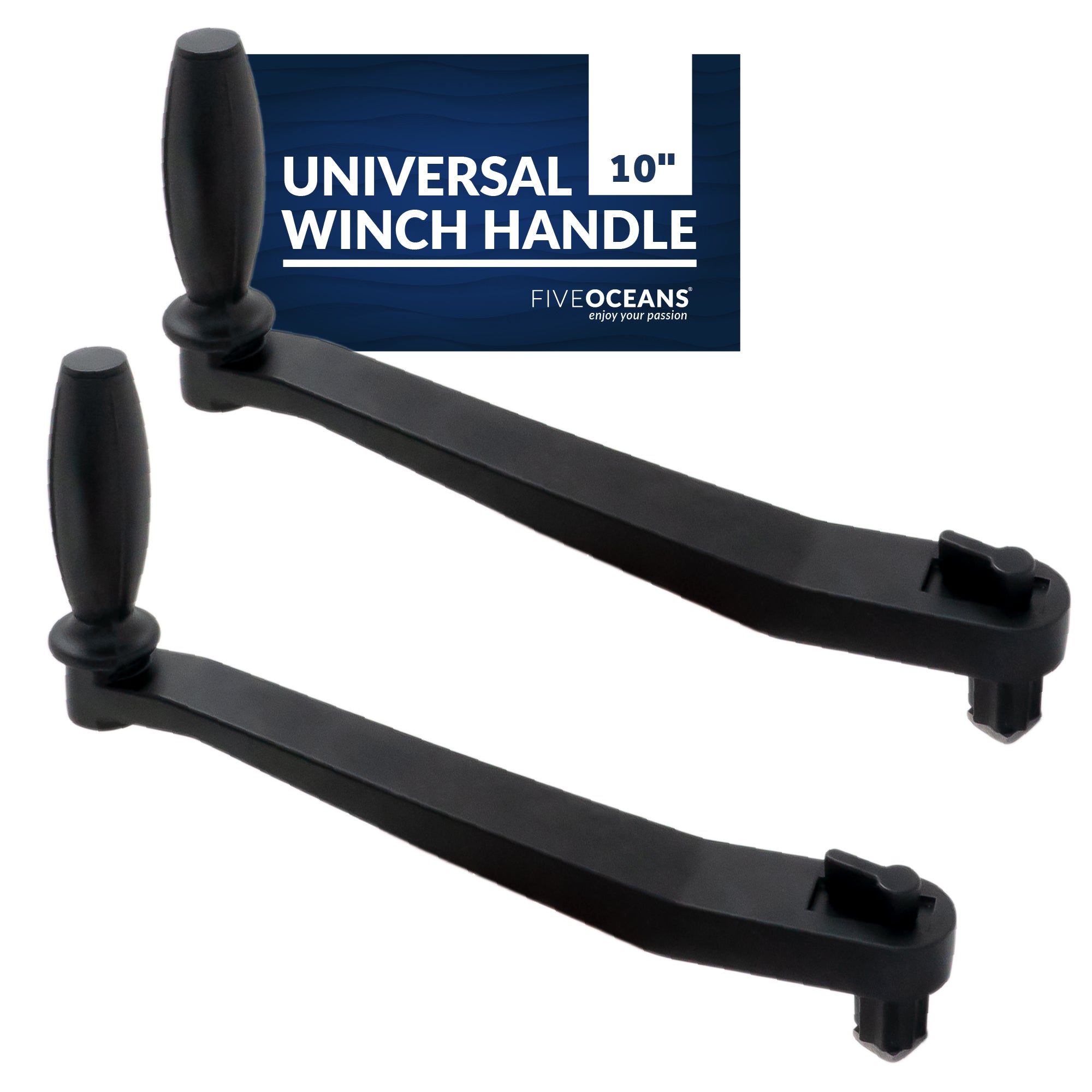 Universal Lock-in Style Winch Handle 10", 2-Pack - FO3514-M2
