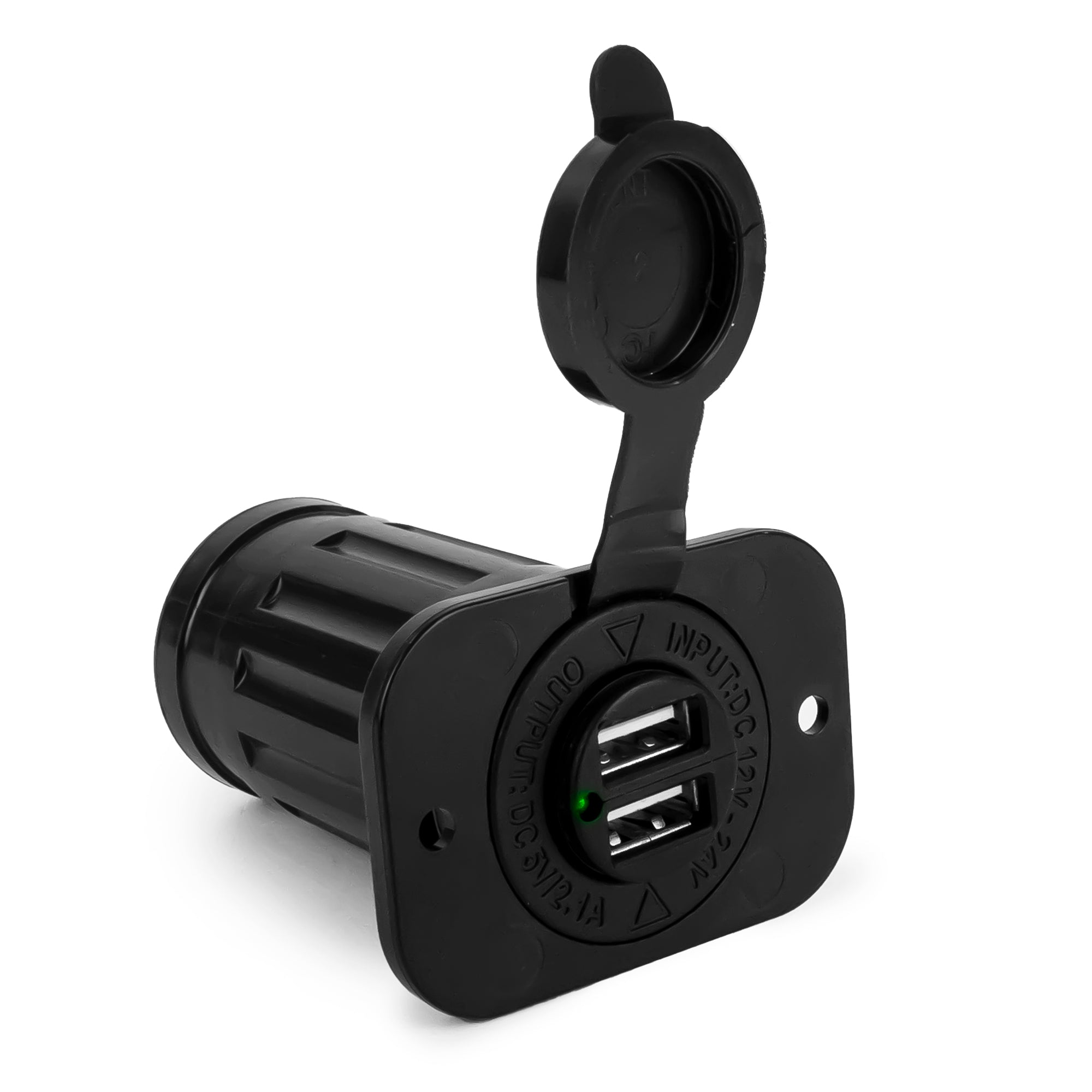 Dual Port USB Power Socket, 12 - 24 V - FO3656 - Five Oceans