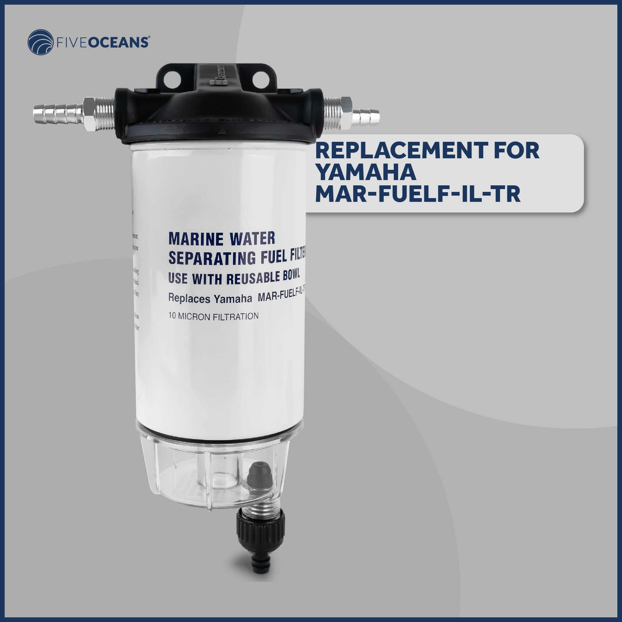 Fuel Line Water Separator Filter Assembly for MAR-FUELF-IL-TR - FO3667