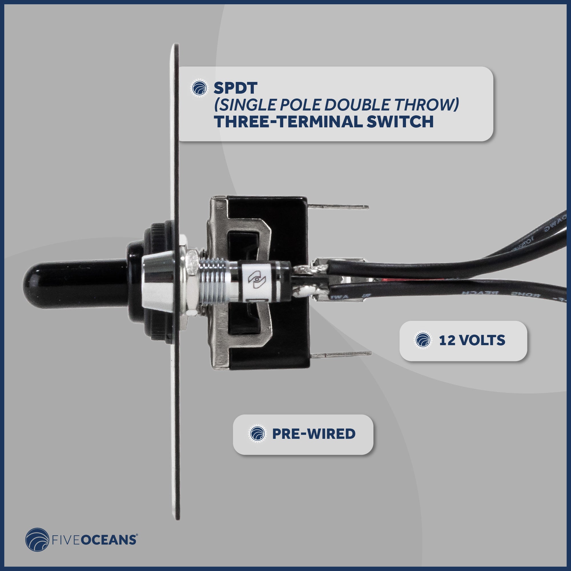 Boat Anchor Windlass Toggle Switch, 12V - FO3740 - Five Oceans