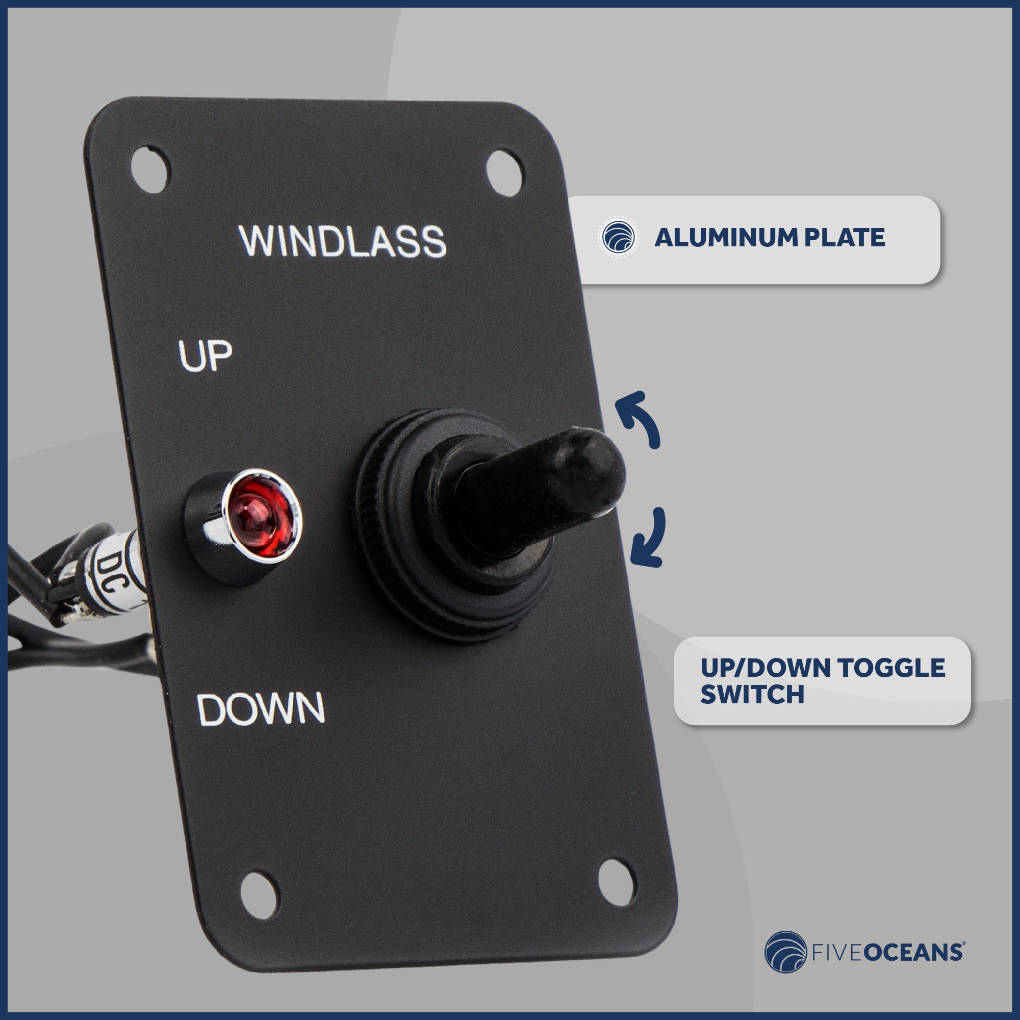 Boat Anchor Windlass Toggle Switch, 12V - FO3740 - Five Oceans