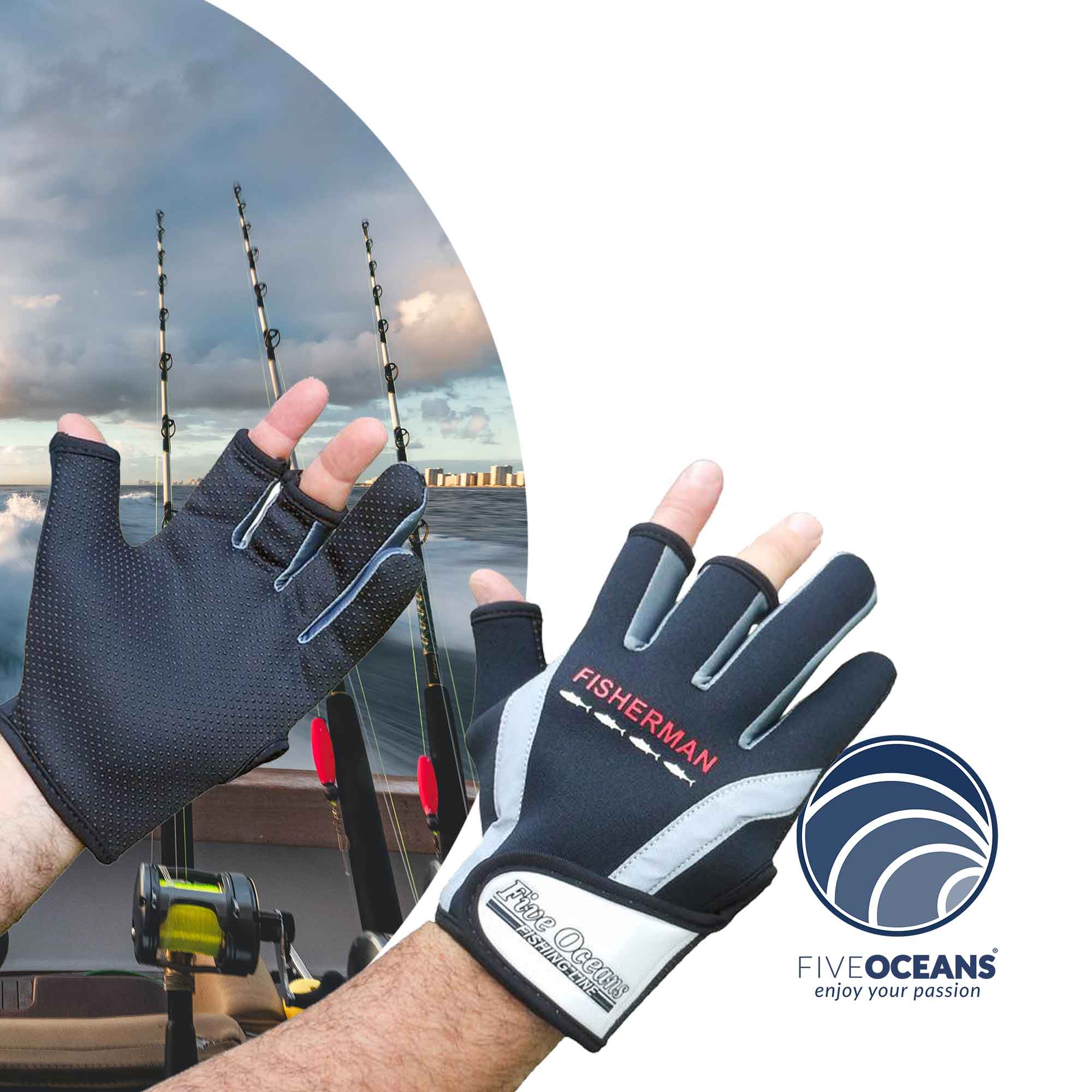 Fisherman Glove, Black, Size XL - FO3774