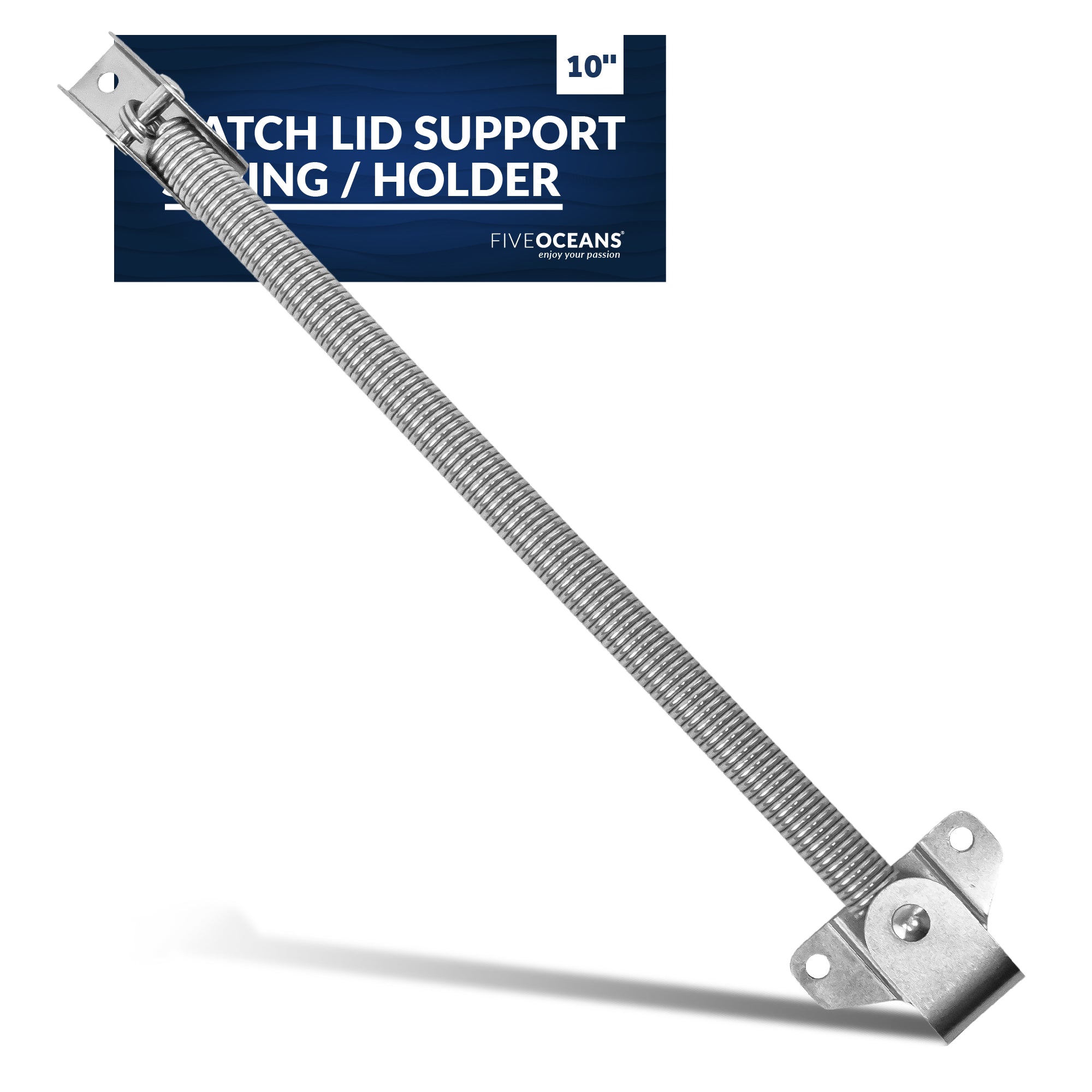Hatch Lid Support Spring / Holder 10", Stainless Steel - FO3805