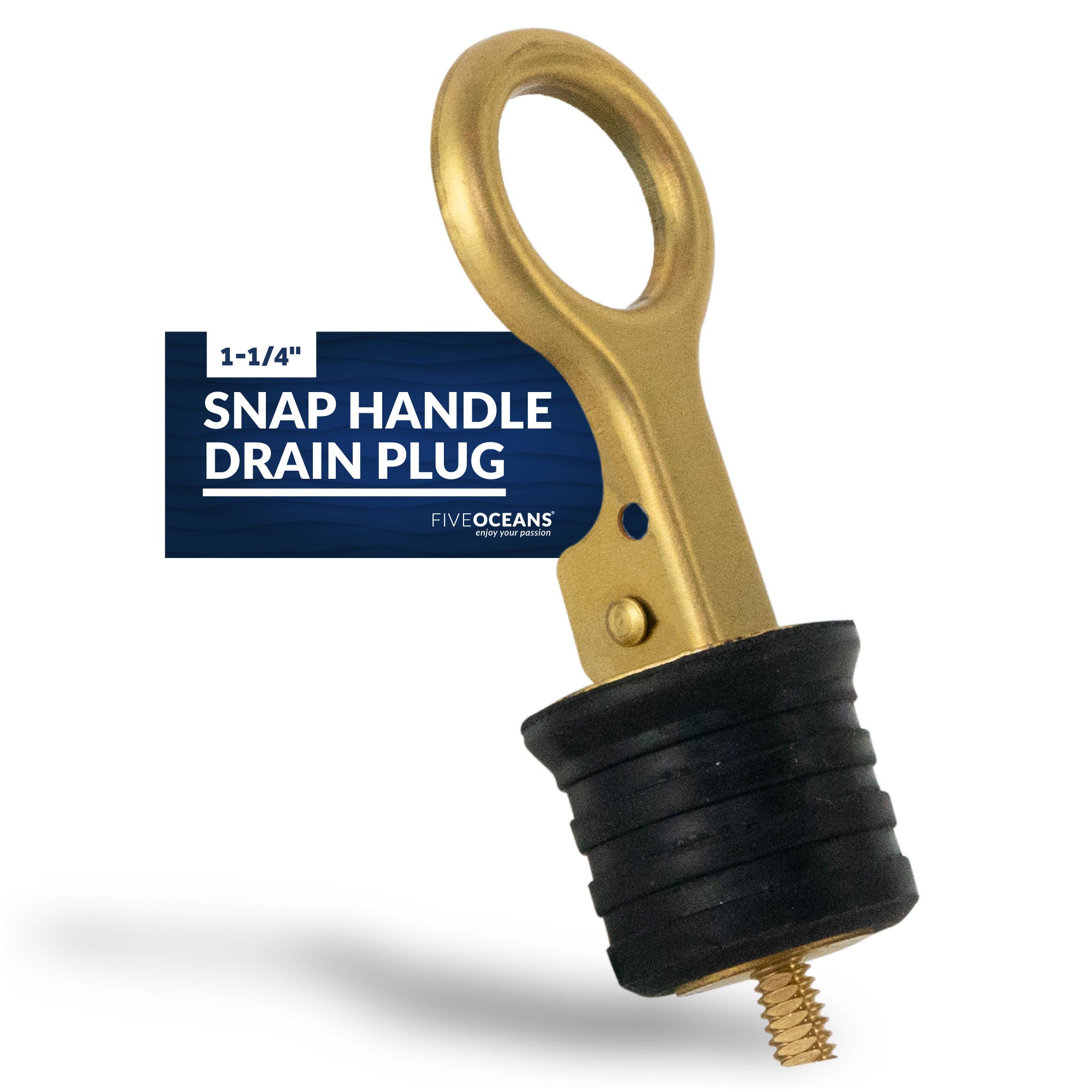 Snap-Handle Drain Plug for 1-1/4" Diameter Drains - FO3834