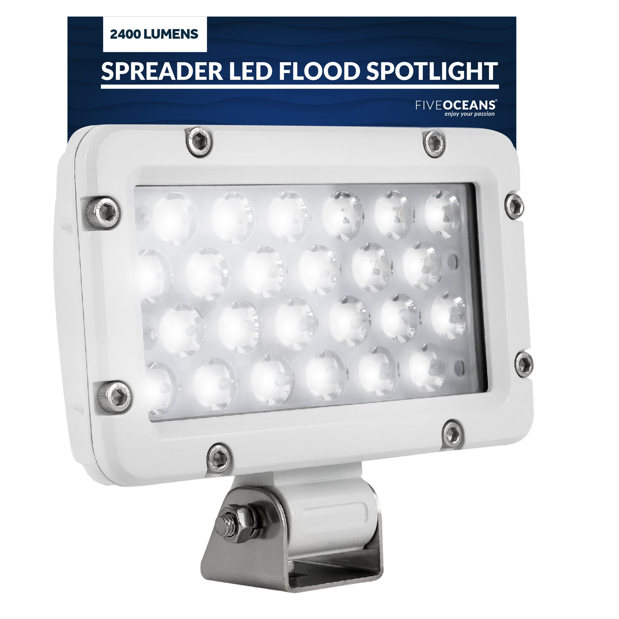 Spreader LED Flood Spotlight, 2400 Lumens, Cool White - FO3912