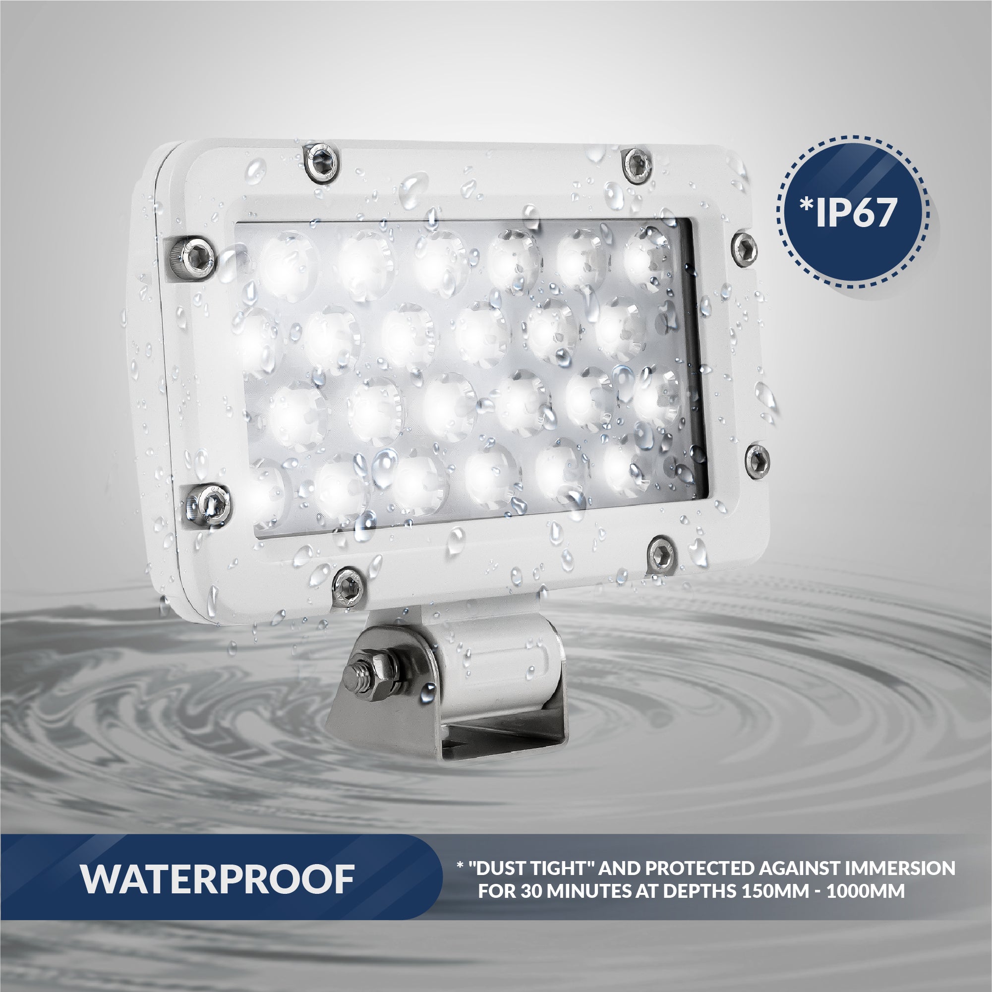 Spreader LED Flood Spotlight, 2400 Lumens, Cool White - FO3912