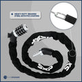 Bike Chain Lock, Combination Anti Theft, 4', 2-Pack - FO3958-M2 - Five Oceans