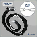 Bike Chain Lock, Combination Anti Theft, 4', 2-Pack - FO3958-M2 - Five Oceans