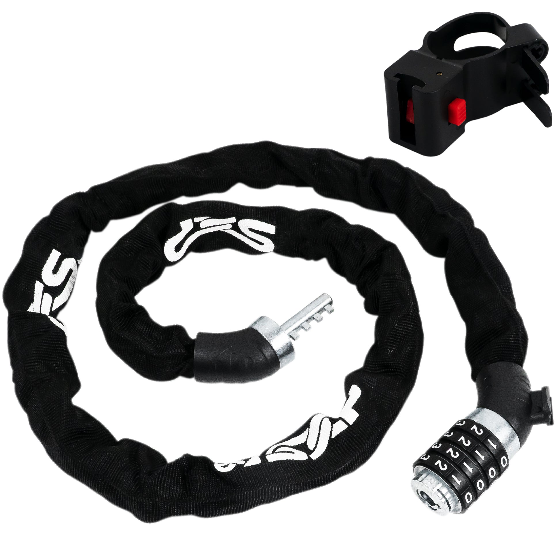 Bike Chain Lock, Combination Anti Theft, 4' - FO3958 - Five Oceans