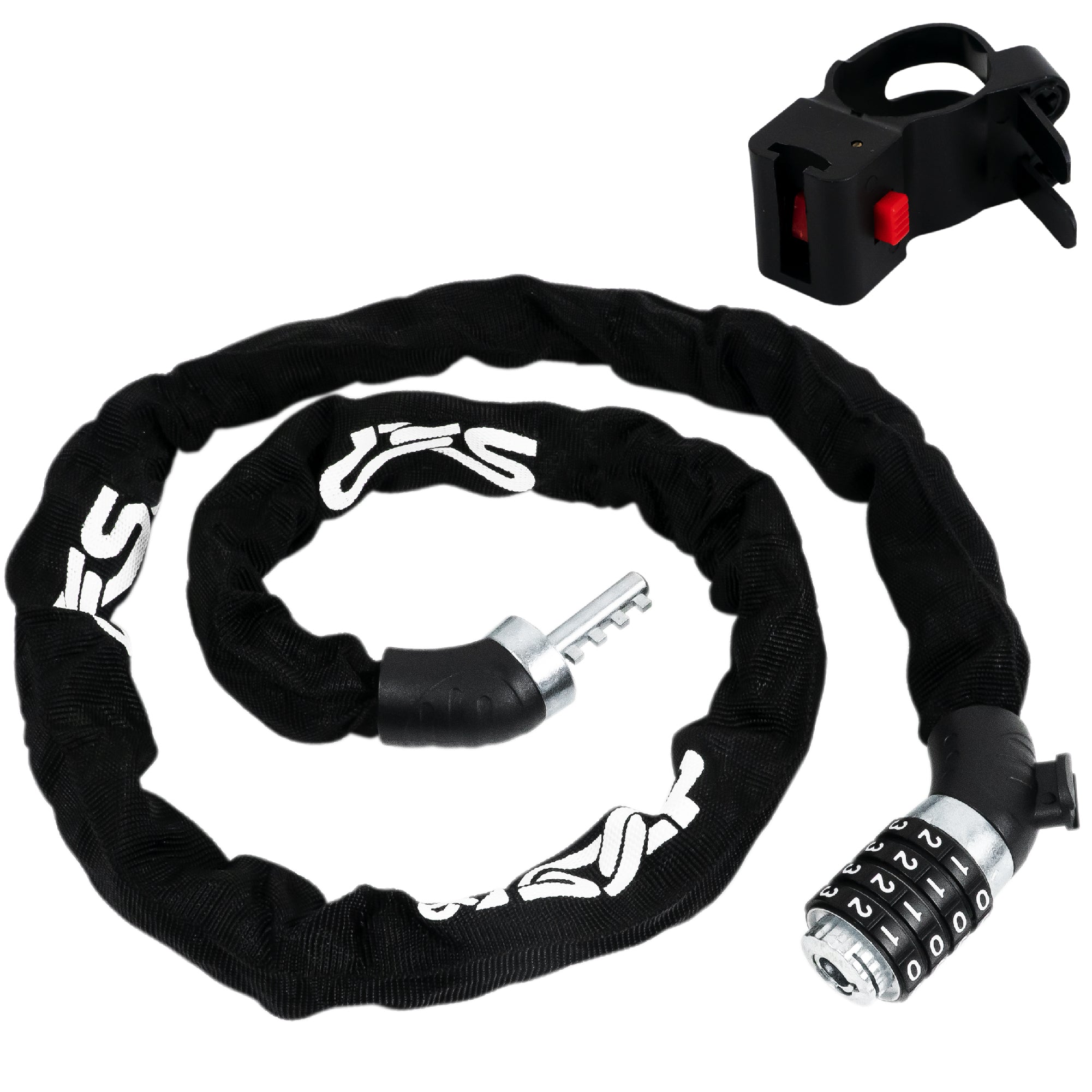 Bike Chain Lock, Combination Anti Theft, 4' - FO3958 - Five Oceans
