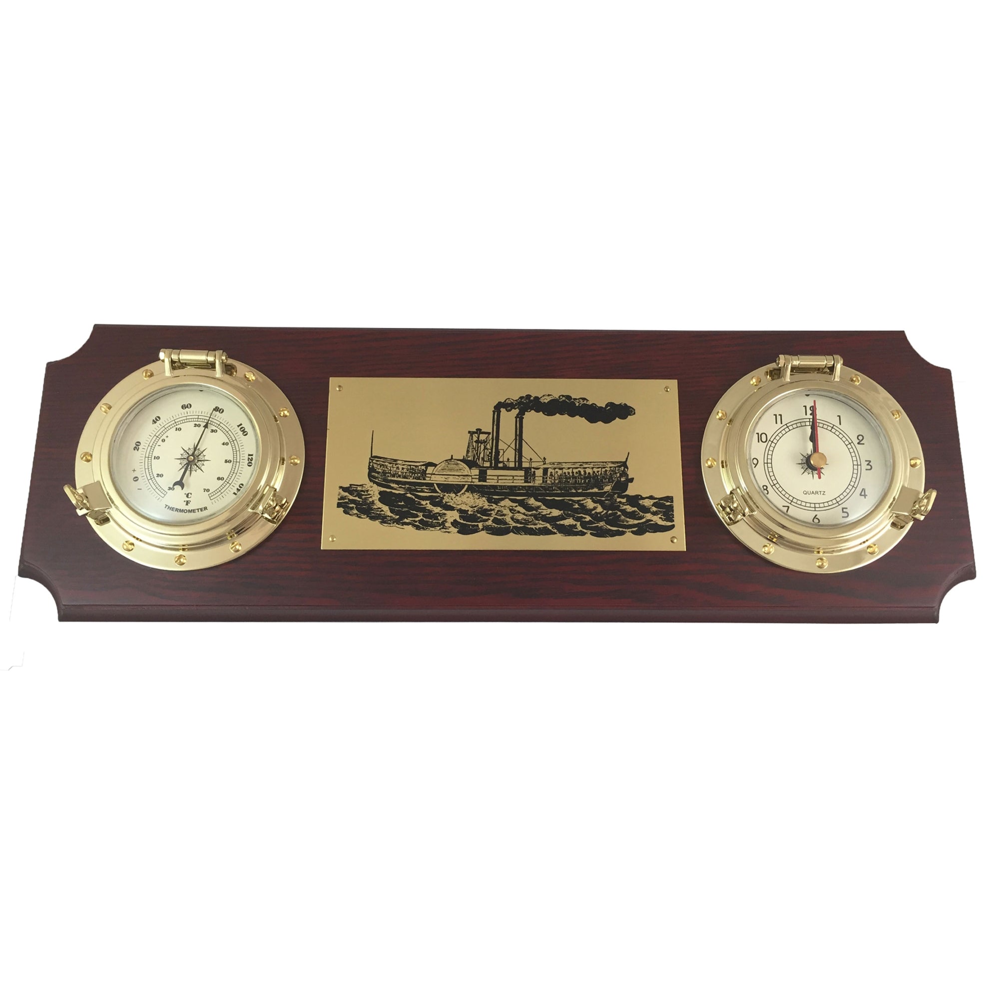 Nautical Clock & Thermometer - FO3975