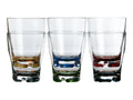 Party Stacking Water Glass Colors Base (Set of 6) - FO4078 - Five Oceans