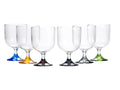Party Stacking Wine Cup Colors Base (Set of 6) - FO4082 - Five Oceans