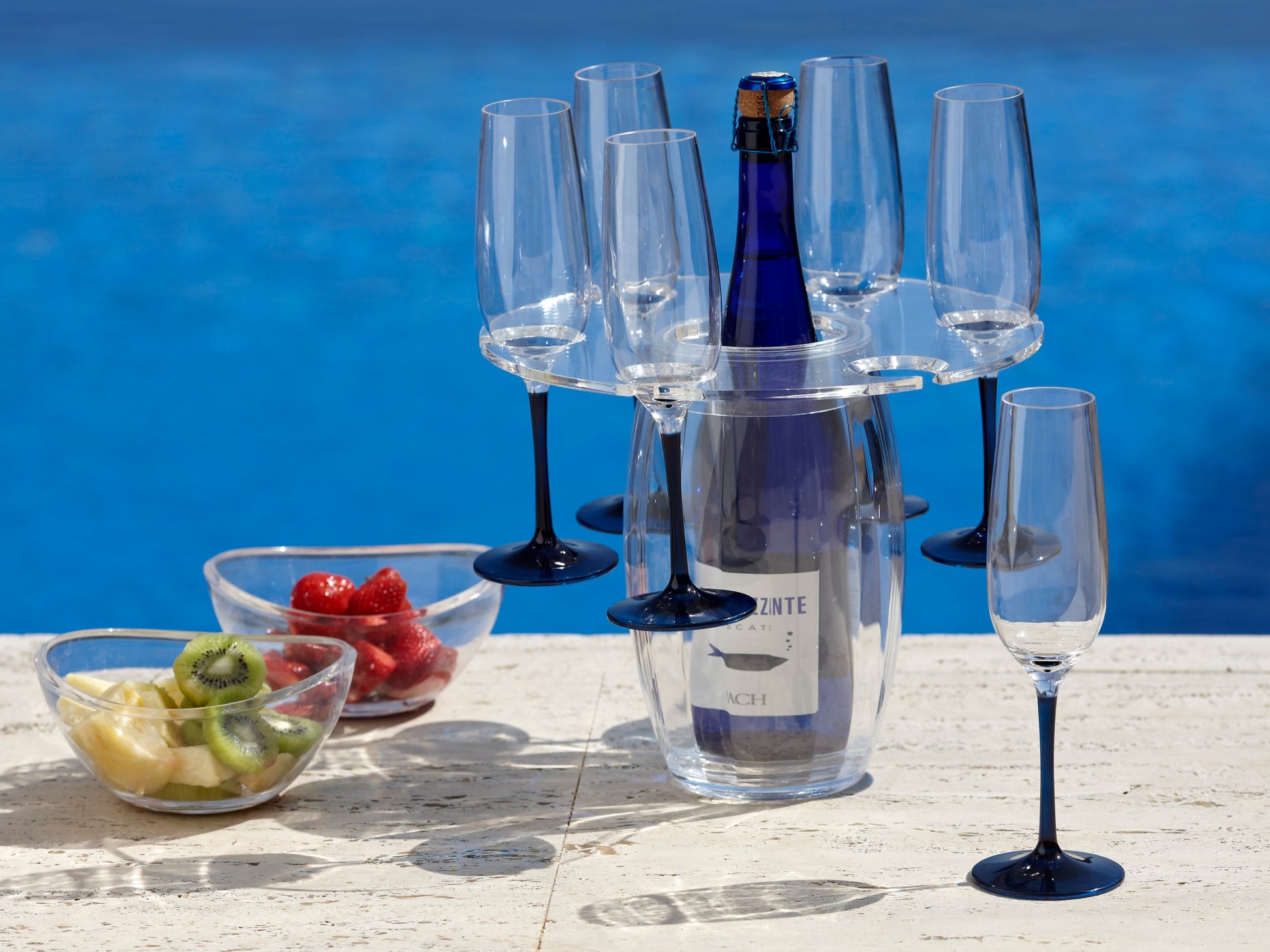 Party Bottle Cooler W/ Tray for Cups - FO4085 - Five Oceans