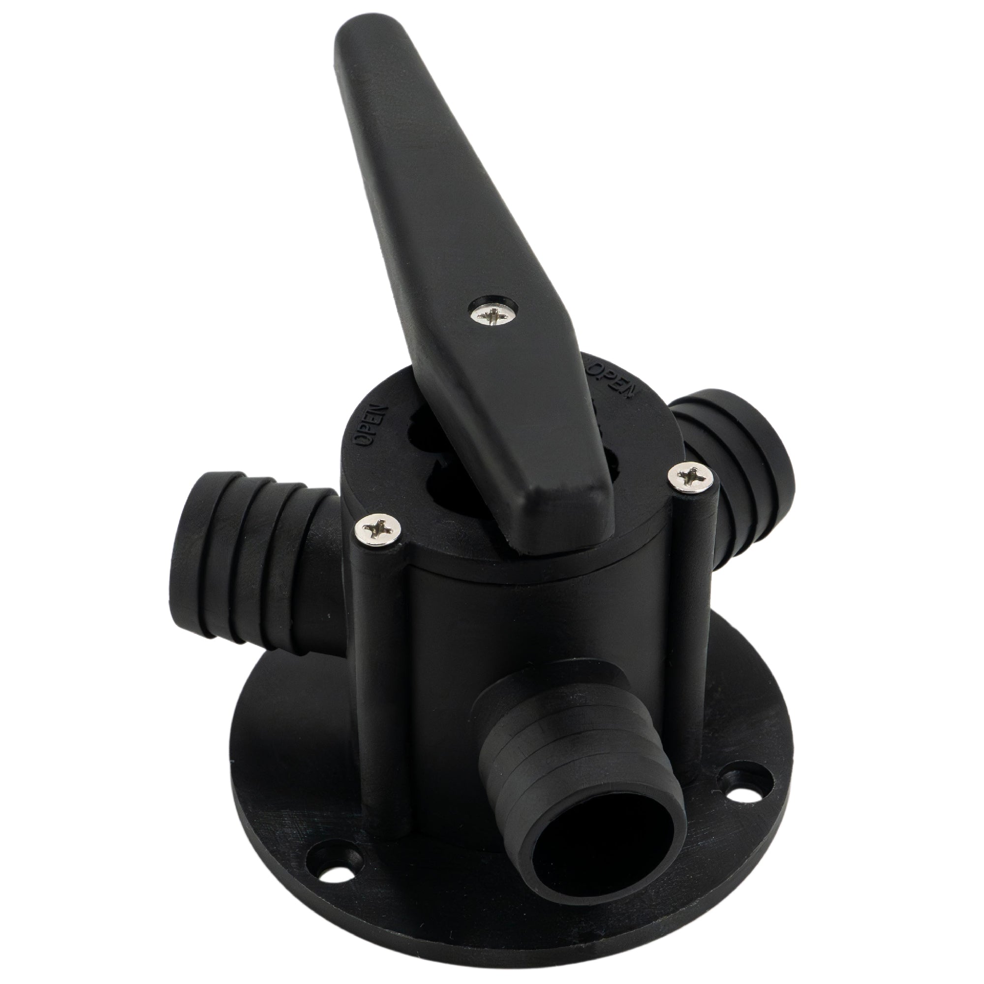 Base Mount Y-Valve with 1-Inch Barbed Hose Ports - FO4124