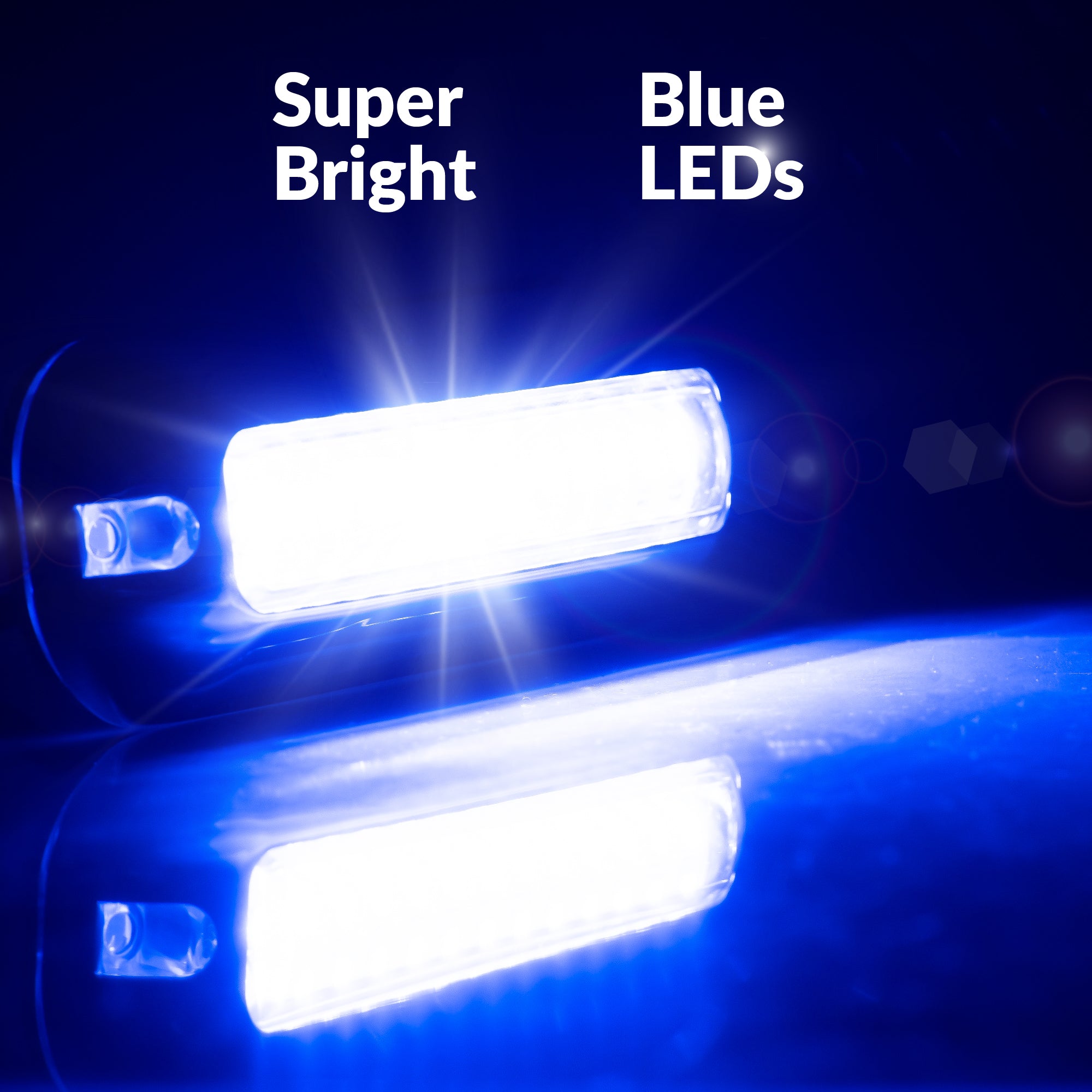 Underwater Transom Light, Stainless Steel, Blue LED, 2-pack - FO4136-M2