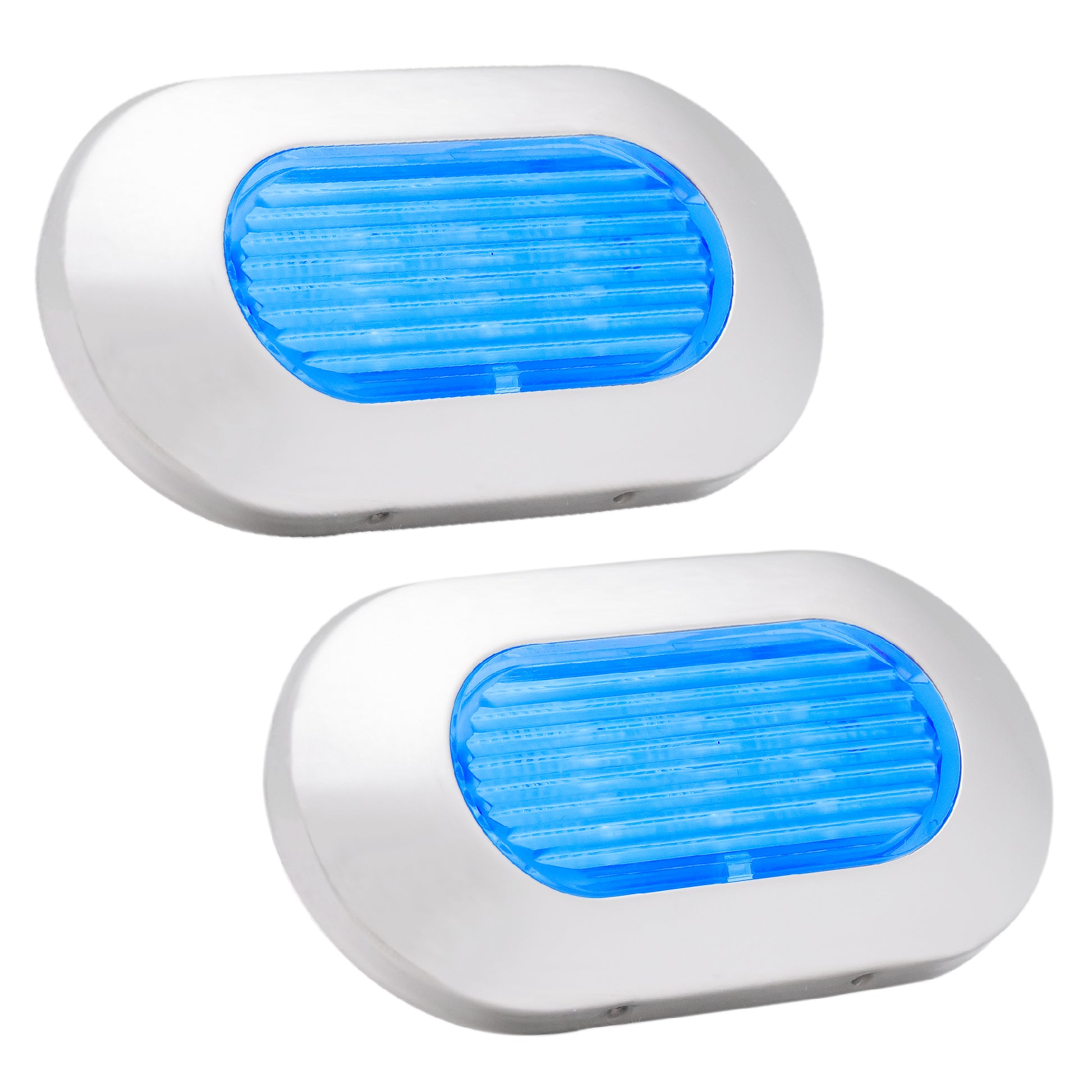 Blue LED Courtesy Light, Stainless Steel - FO4138-M2 - Five Oceans