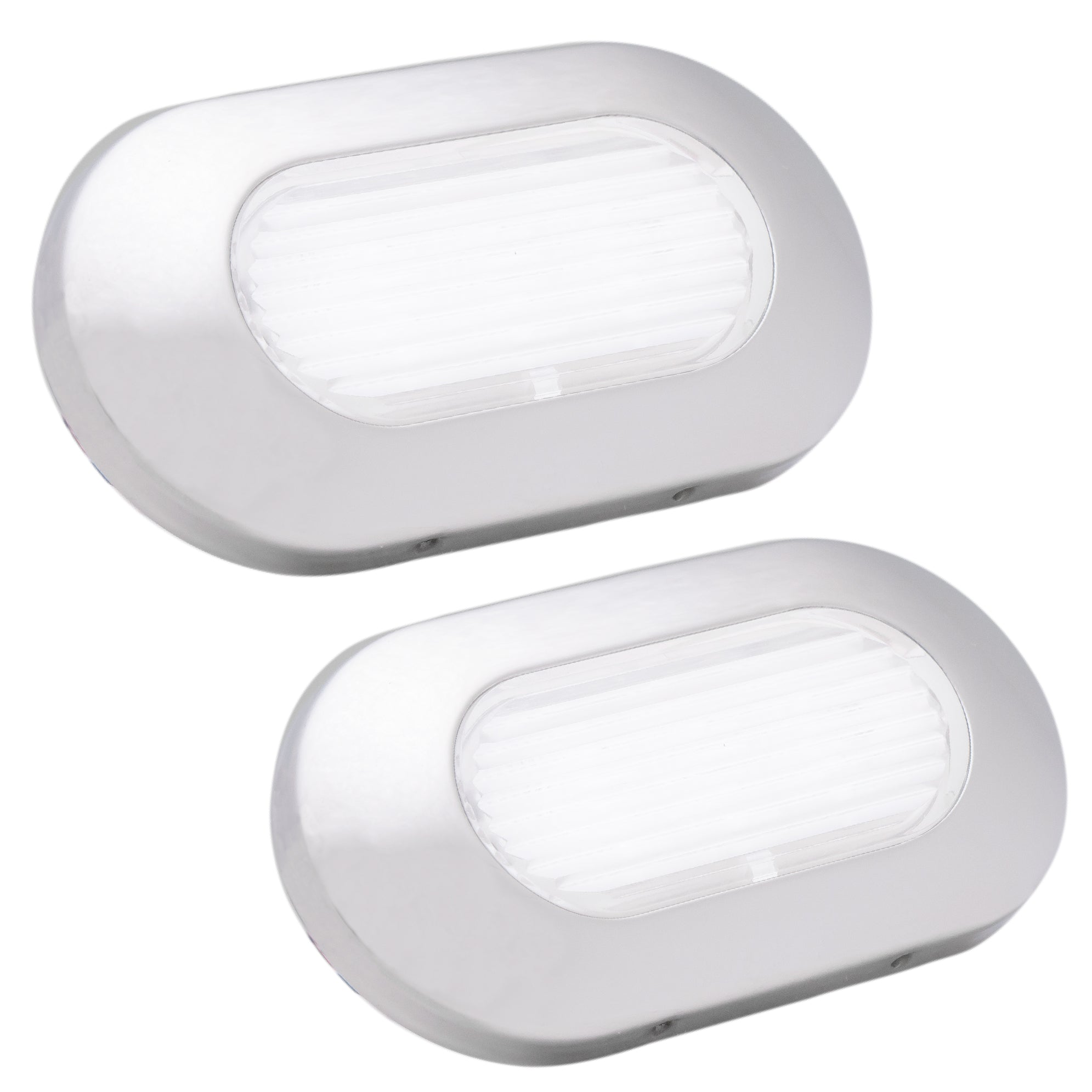 White LED Courtesy Light, Stainless Steel, 2-pack - FO4139-M2