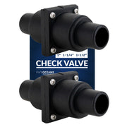 1 to 1-1/2" Check Valve, In-Line One-Way Stepped Connection, 2-Pack - FO4142-M2 - Five Oceans