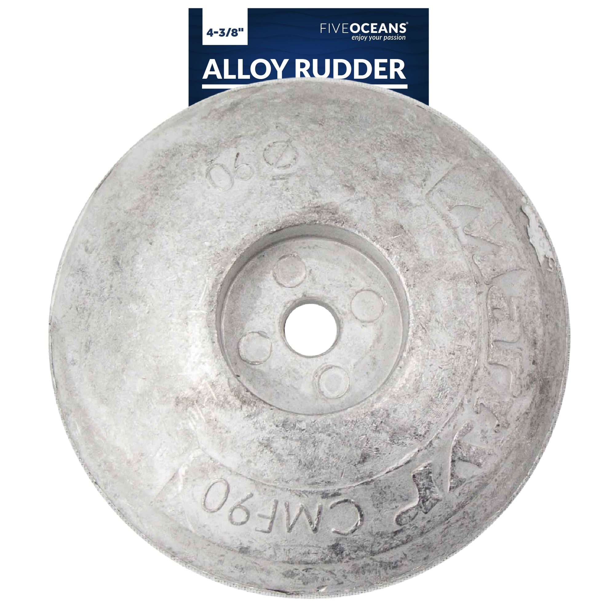 Alloy Rudder/Trim Tab Disc Anode, Zinc  3-1/2" - FO4175