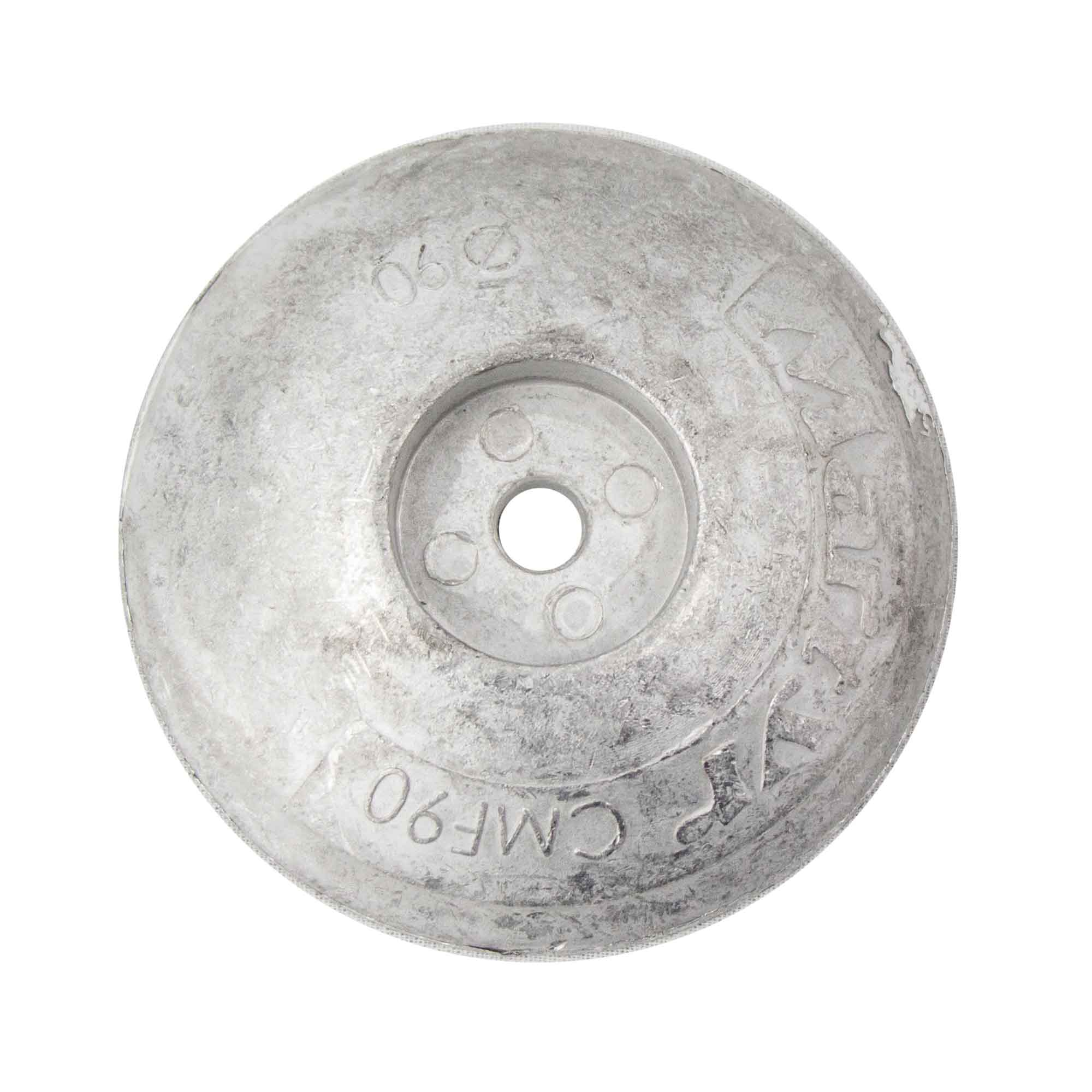 Alloy Rudder/Trim Tab Disc Anode, Zinc  3-1/2" - FO4175