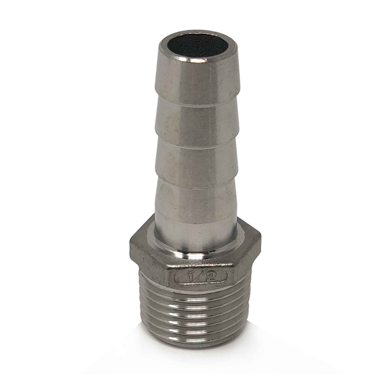 Hose Barb Fitting Connector Adapter 1/2" NPT Male x 5/8" Hose ID - FO4311 - Five Oceans