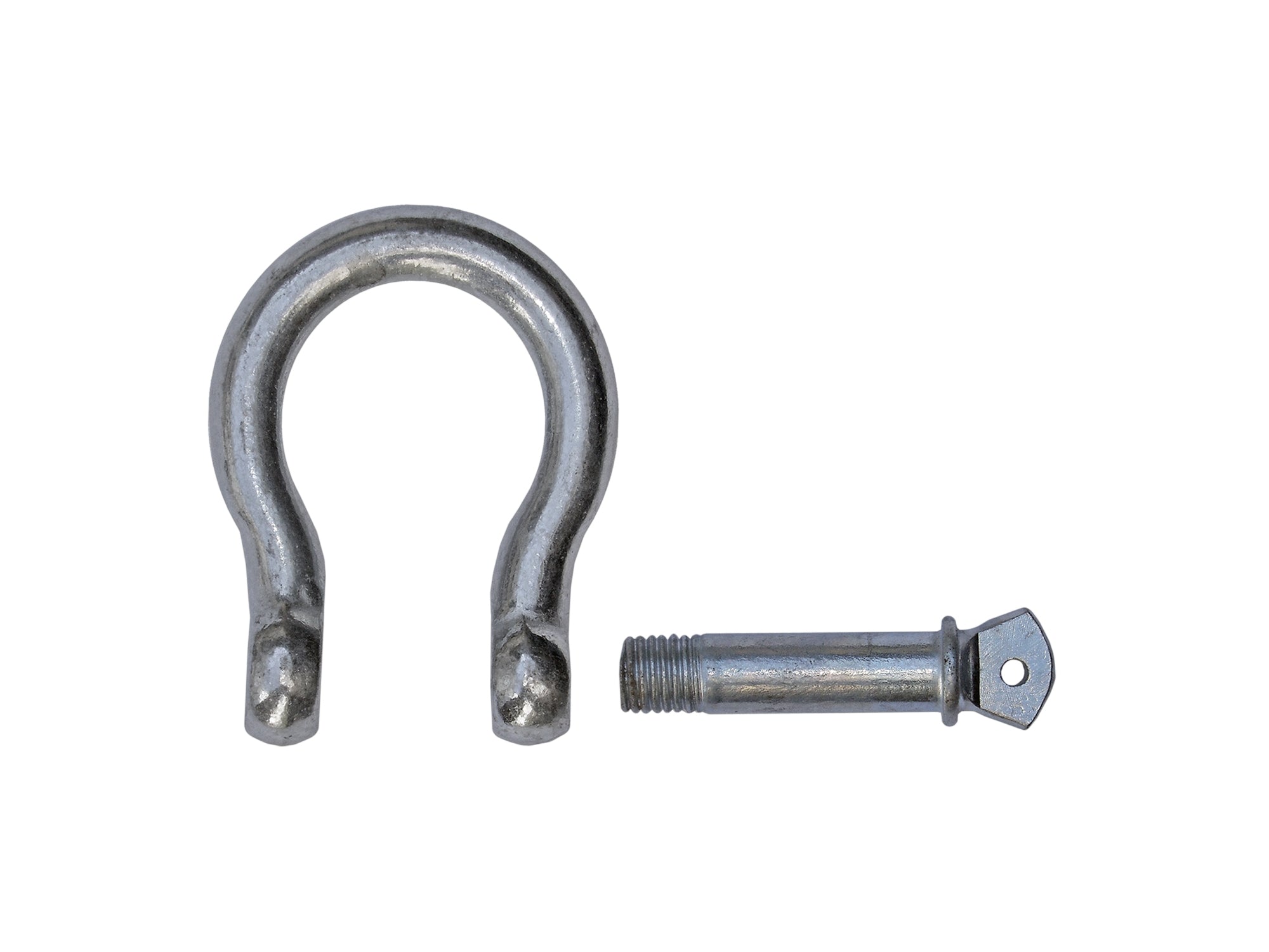 5/16" (8mm) Screw Pin Anchor Bow Shackle, Galvanized Steel - FO433 - Five Oceans