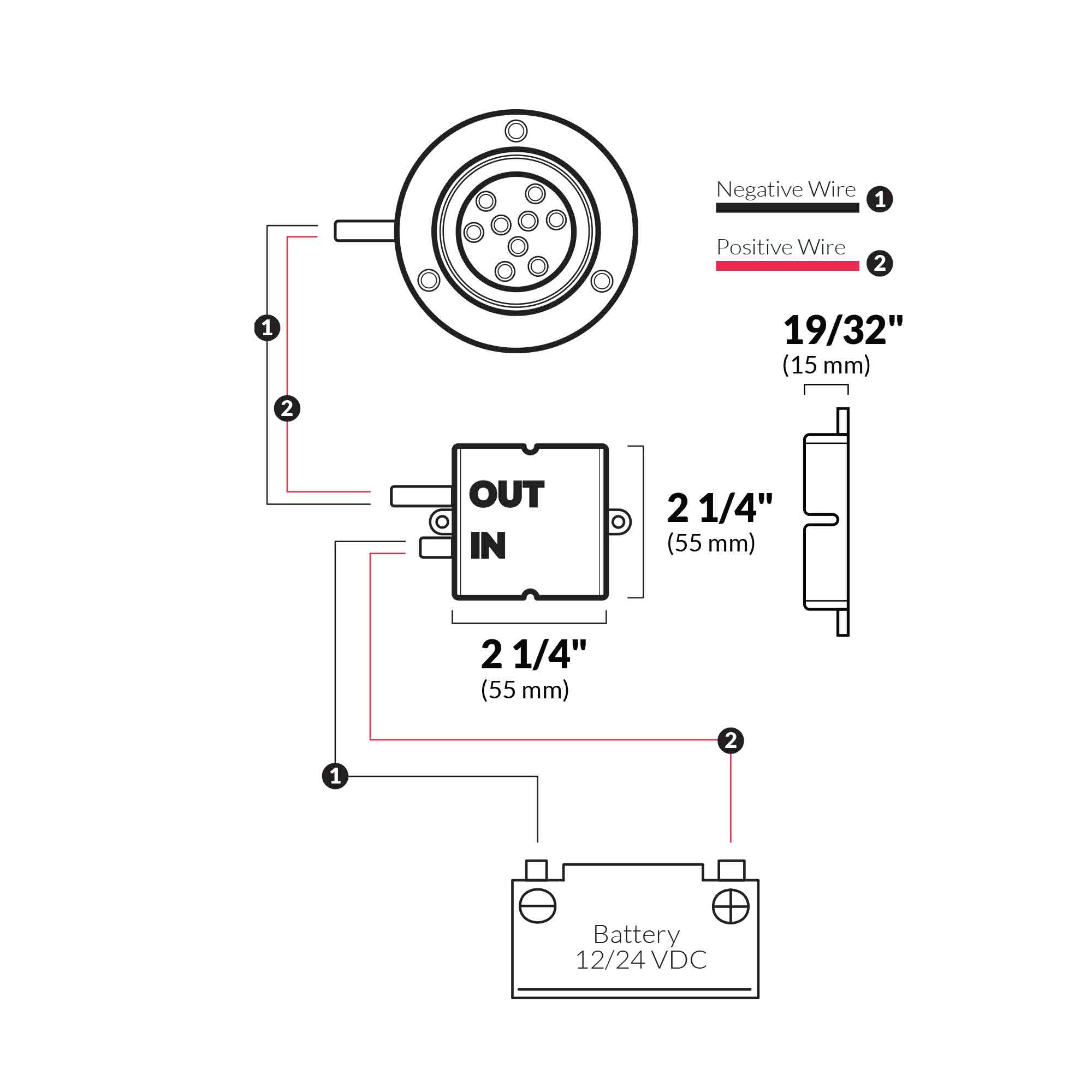 LED Underwater Light Driver Transformer 10/30V - 580mamp - FO4376 - Five Oceans