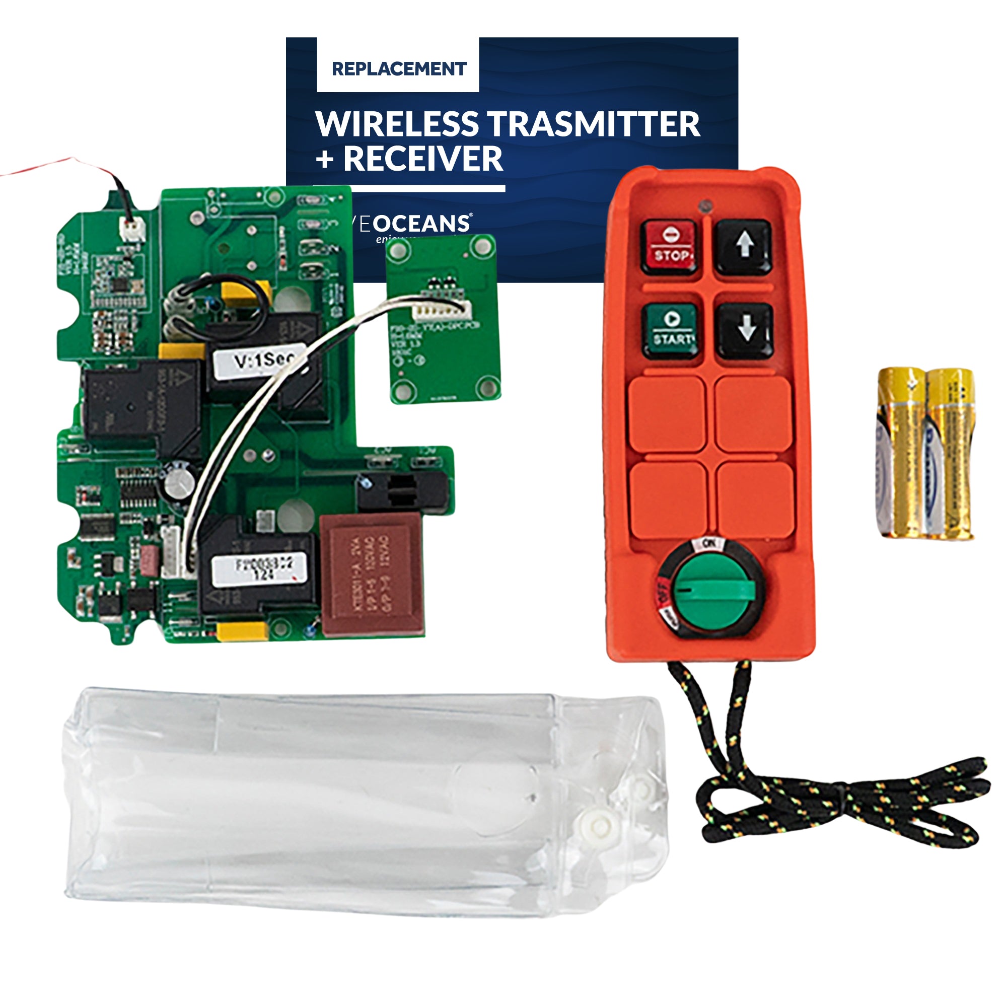 Spare Wireless Trasmitter + Receiver for Remote Control - FO4413