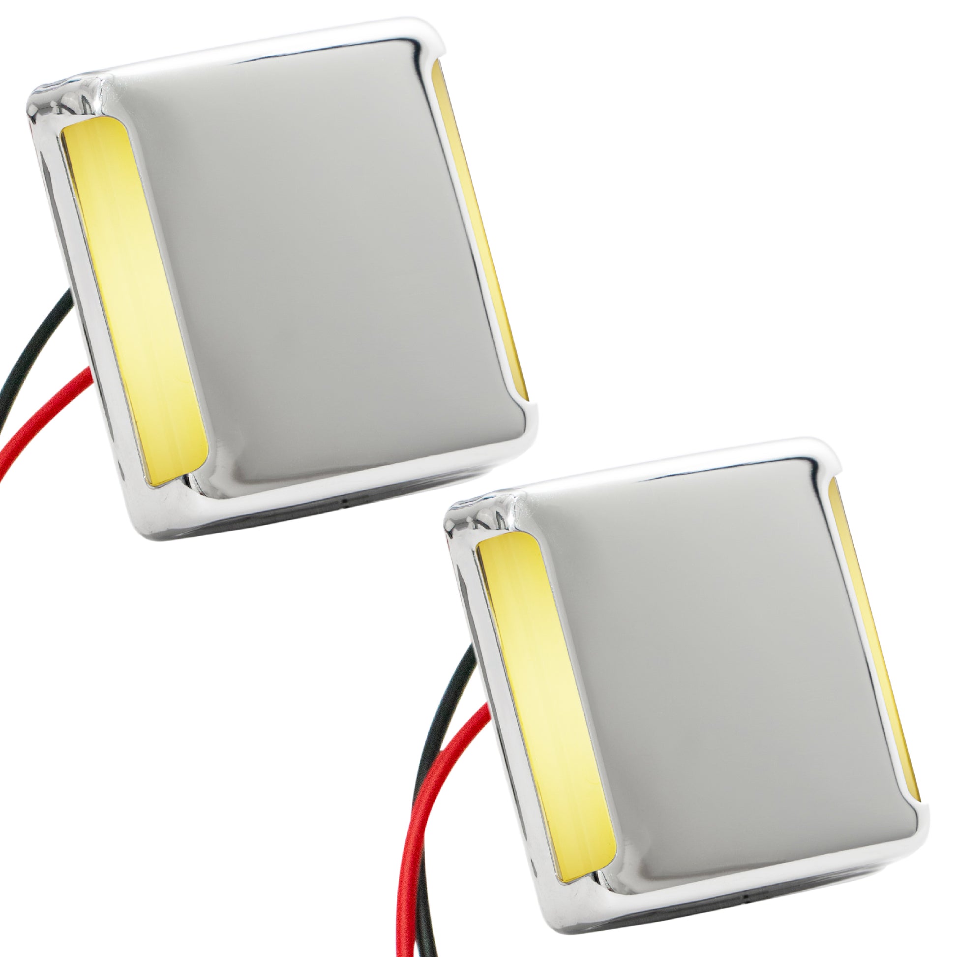 LED Courtesy Companion Way Light, Square, Warm White, 2-Pack - FO4457-M2 - Five Oceans