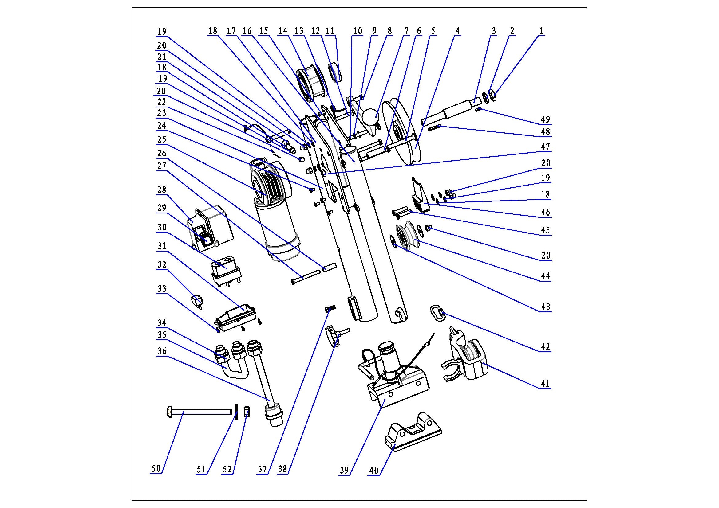 Bimetal Fuse Circuit Breaker 60 Amp - 14VDC for Line Hauler - FO4546