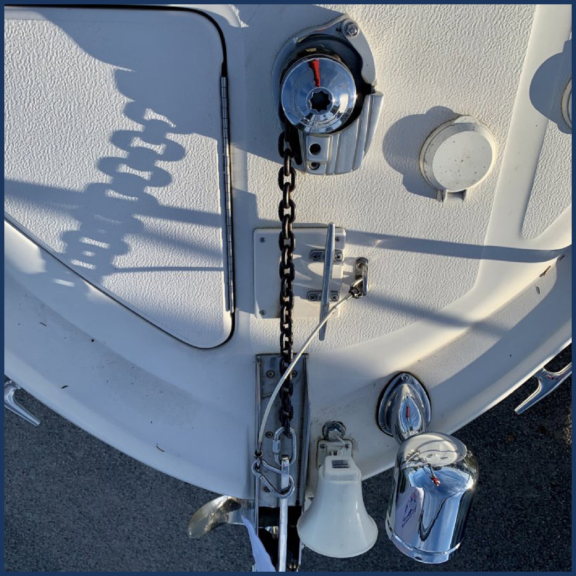 Anchor Safety Strap, Snap Hook Carabiner and 5/16" U-Bolt - FO4560 - Five Oceans
