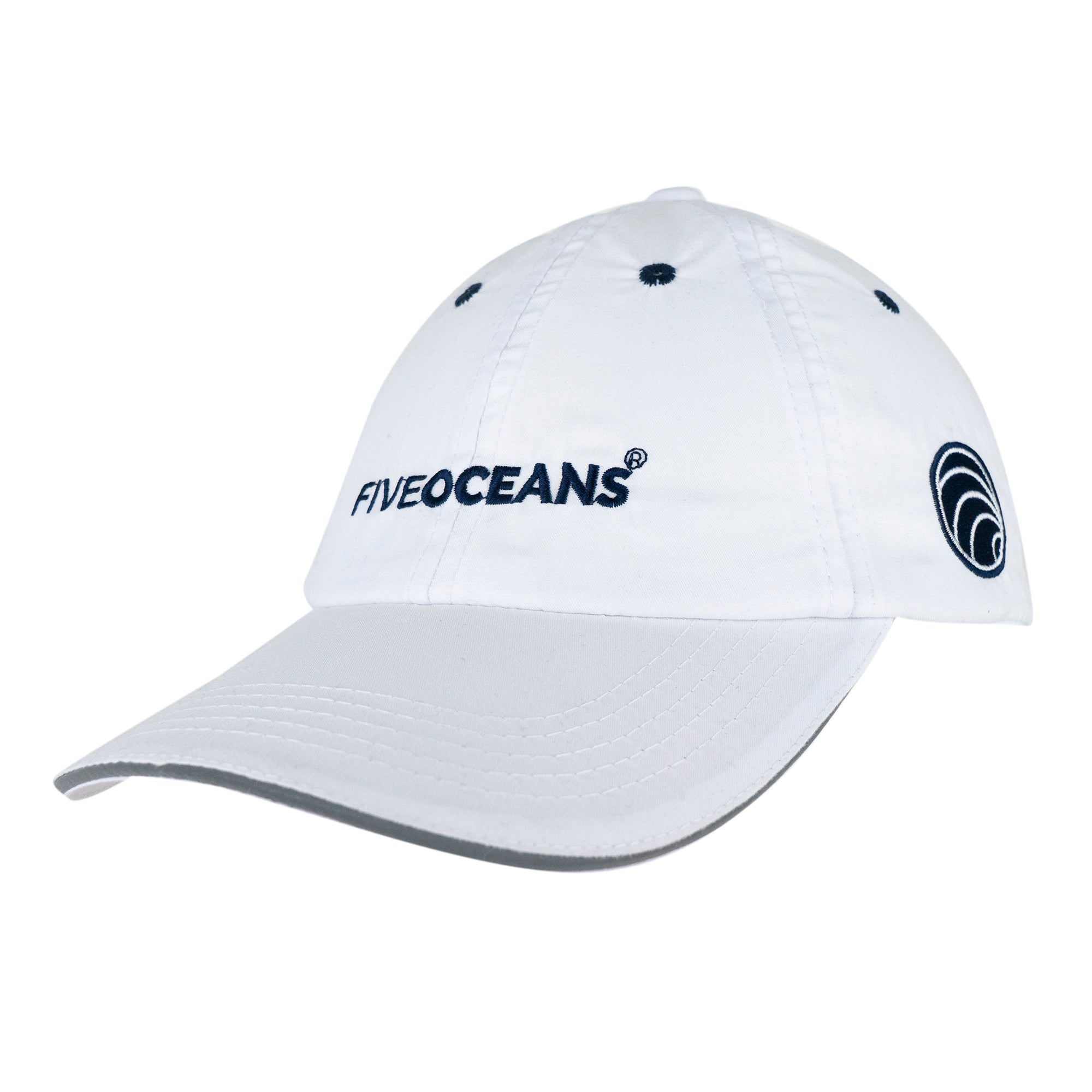 Fast Dry Crew Cap White - FO4562 - Five Oceans