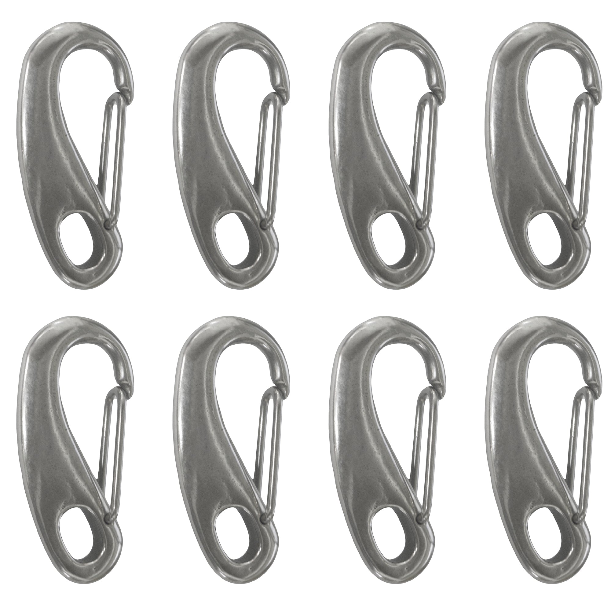Spring Gate Snap Hook, 2" Stainless Steel 8-Pack - FO461-M8