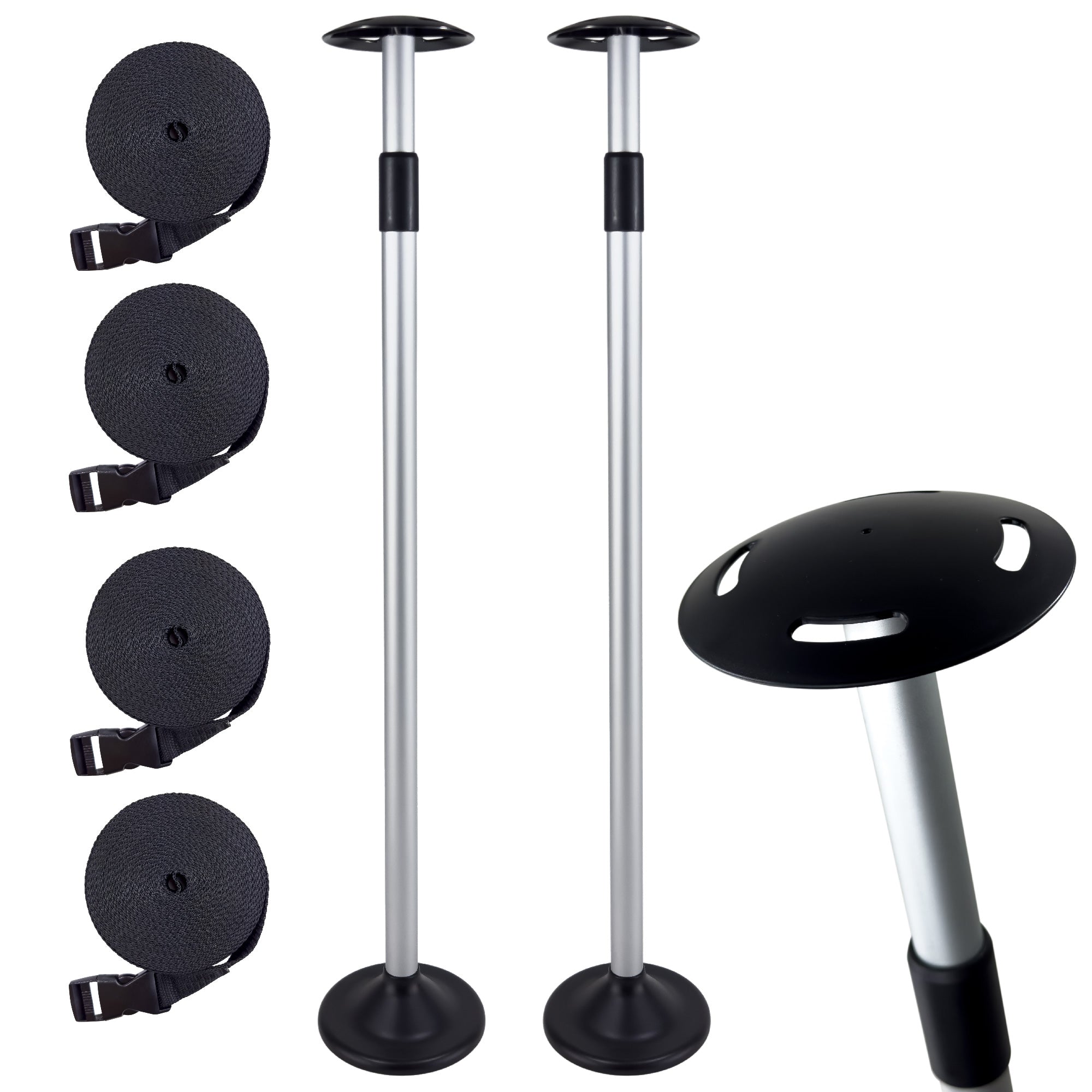 Boat Cover Support Pole System, Adjustable from 39" to 51", 2-Pack - FO4688-M2 - Five Oceans