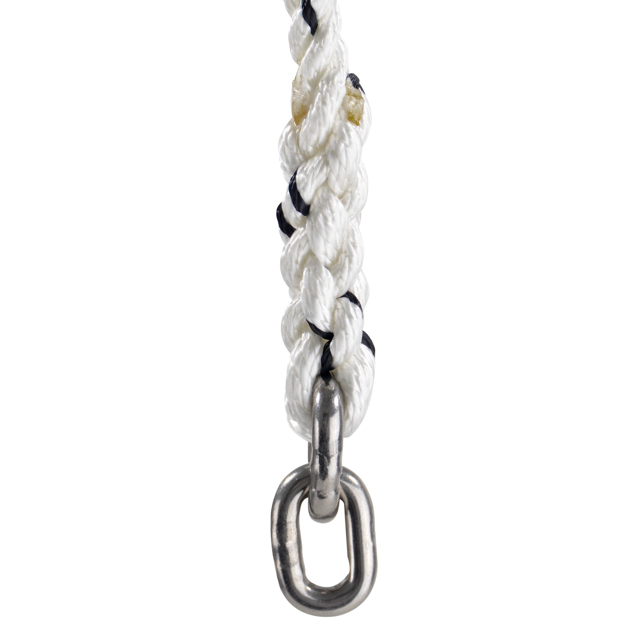 3-Strand Rope to Stainless Steel Anchor Locker Links Splice- FO-4691