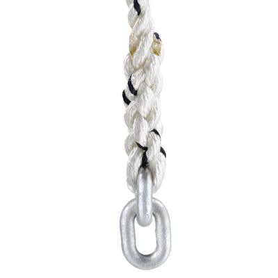 3-Strand Rope to Galnanized Steel Anchor Locker Links Chain Splice - FO4692 - Five Oceans