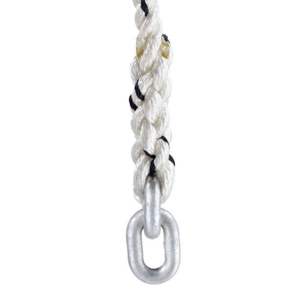 3-Strand Rope to Galnanized Steel Anchor Locker Links Chain Splice - FO4692 - Five Oceans