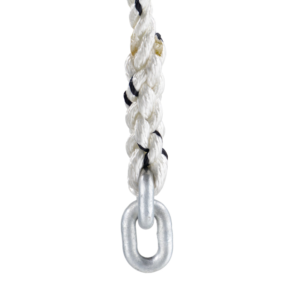 3-Strand Rope to Galnanized Steel Anchor Locker Links Chain Splice - FO4692 - Five Oceans