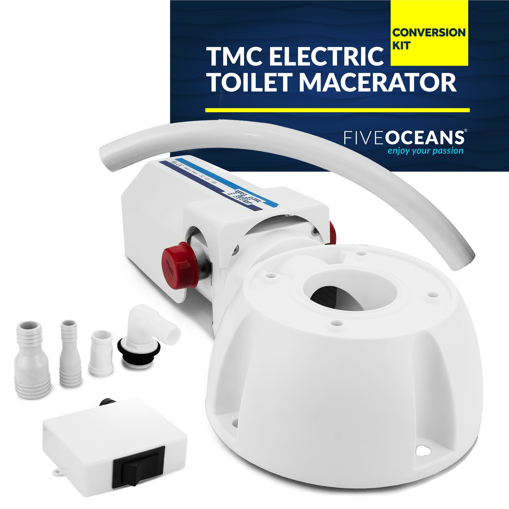 TMC Electric Toilet Macerator Conversion Kit, 12V DC - FO728