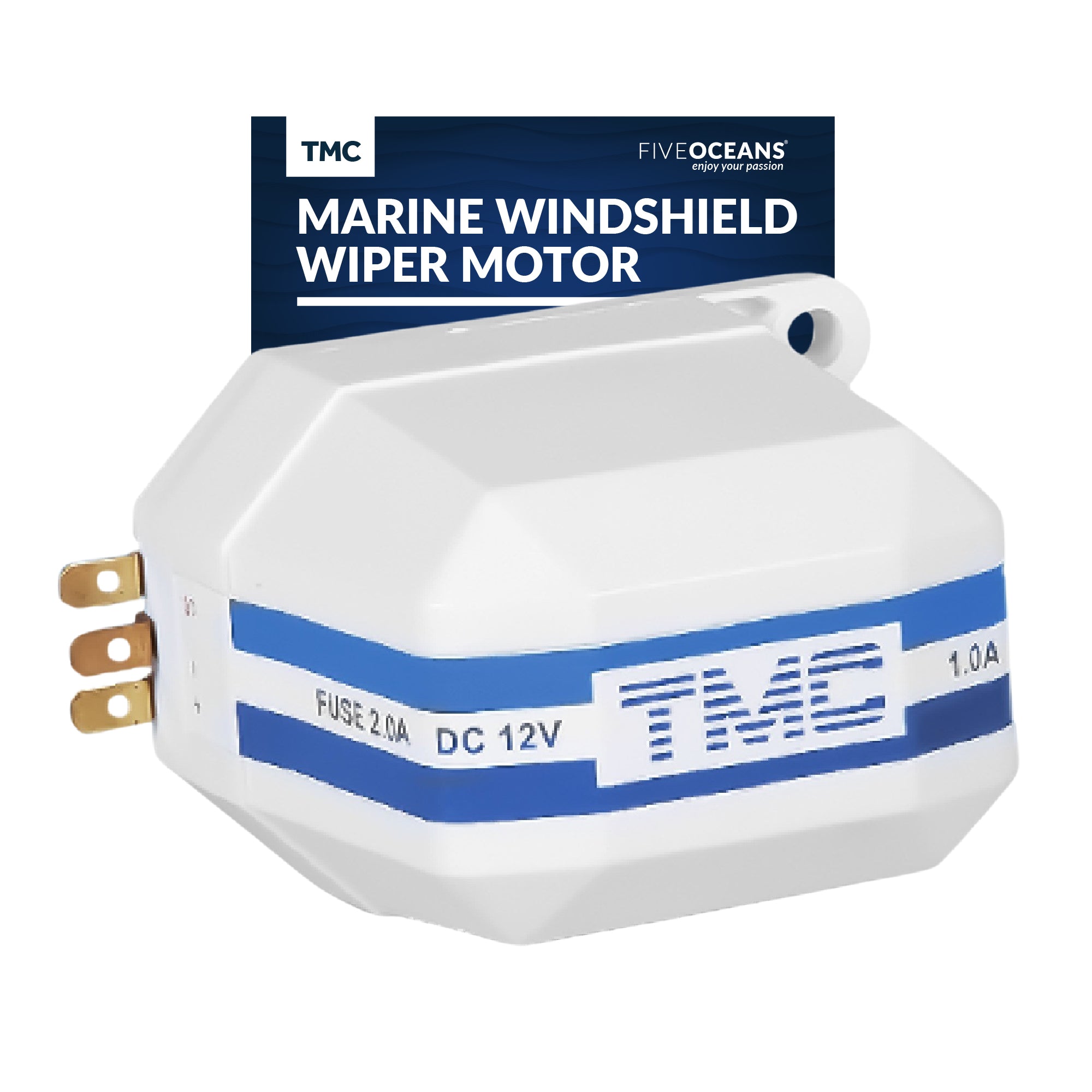 TMC Marine Windshield Wiper Motor, 12-V DC - FO745