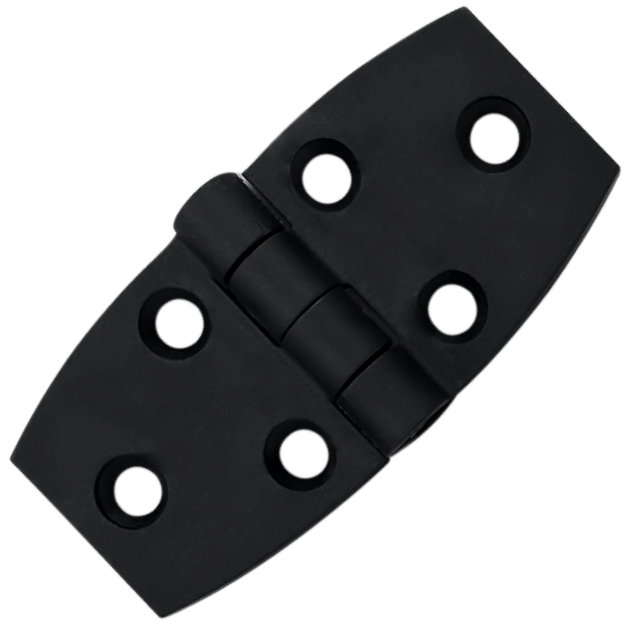 Door Hinge, 2-7/8" x 1-3/8", Black - FO80